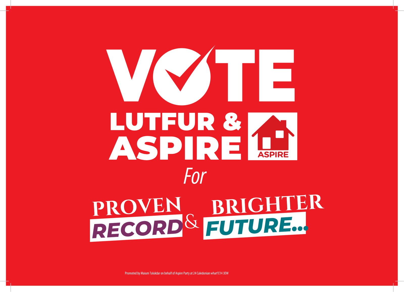 Aspire A3 Campaign Board